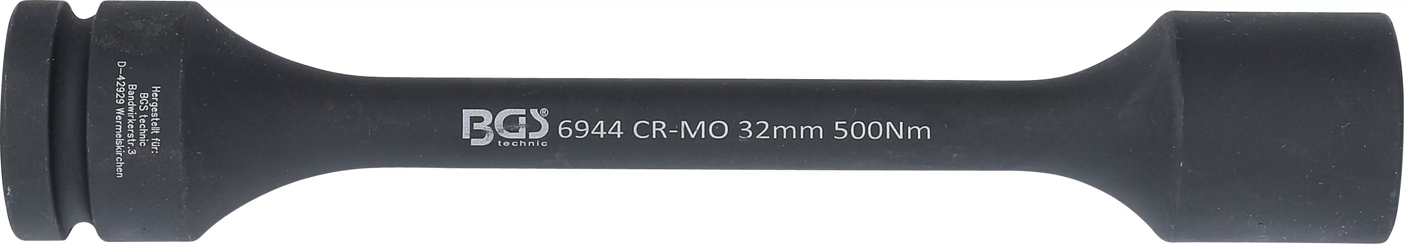 Torsions-Kraft-Steckschlüssel-Einsatz Sechskant | Antrieb Innenvierkant 25 mm (1") | SW 32 mm | 500 Nm