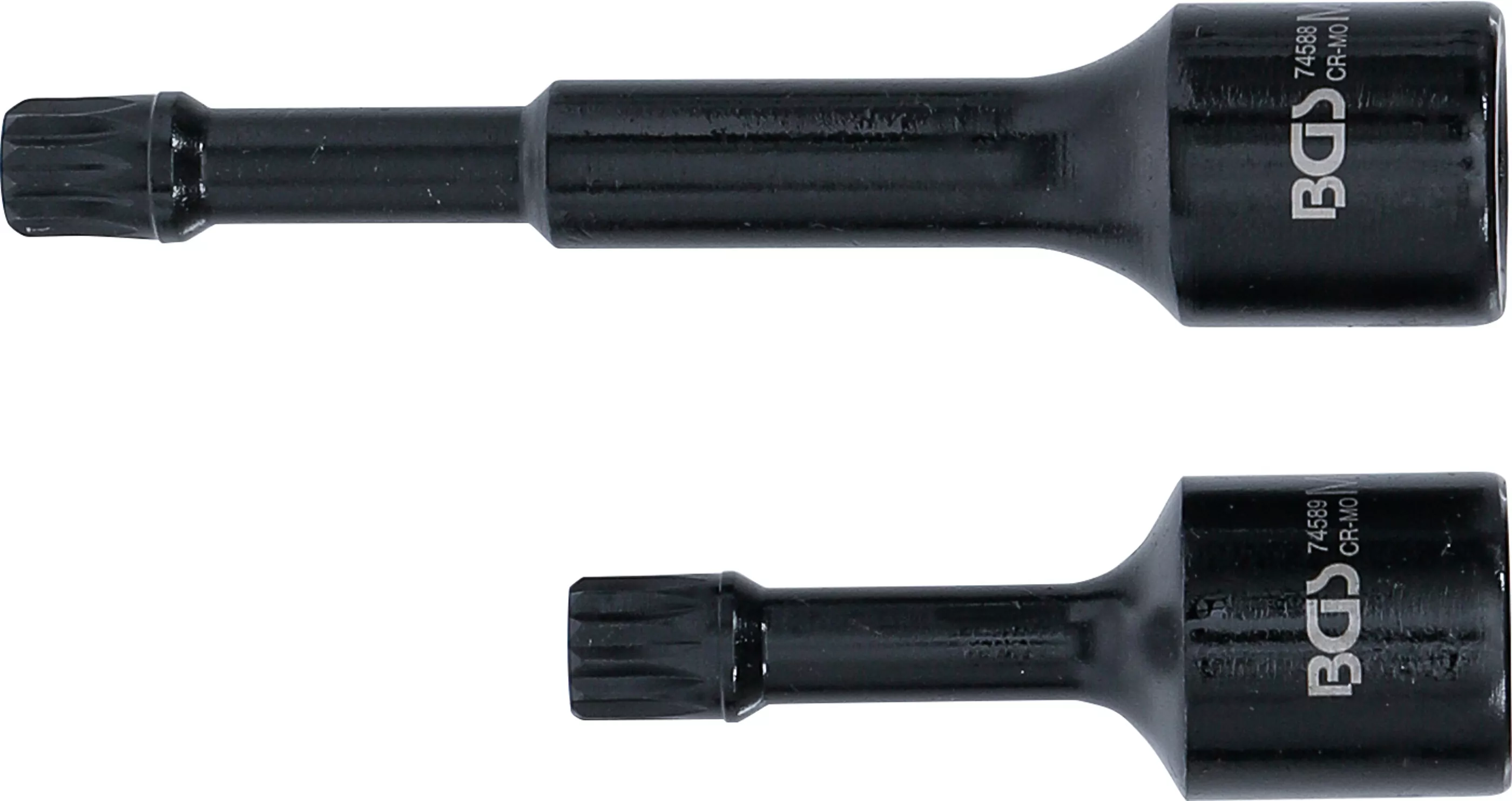 Kraft-Spezial-Bit-Einsatz-Satz | Antrieb Innenvierkant 12,5 mm (1/2") | Innenvielzahn (für XZN) M12 | für VAG | 2-tlg.