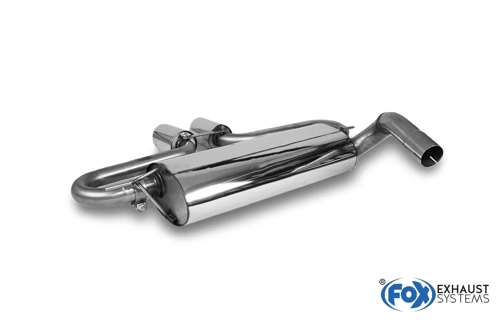 Ford Focus III ST Fließheck  Endschalldämpfer quer Ausgang mittig - 2x90 Typ 25 mittig