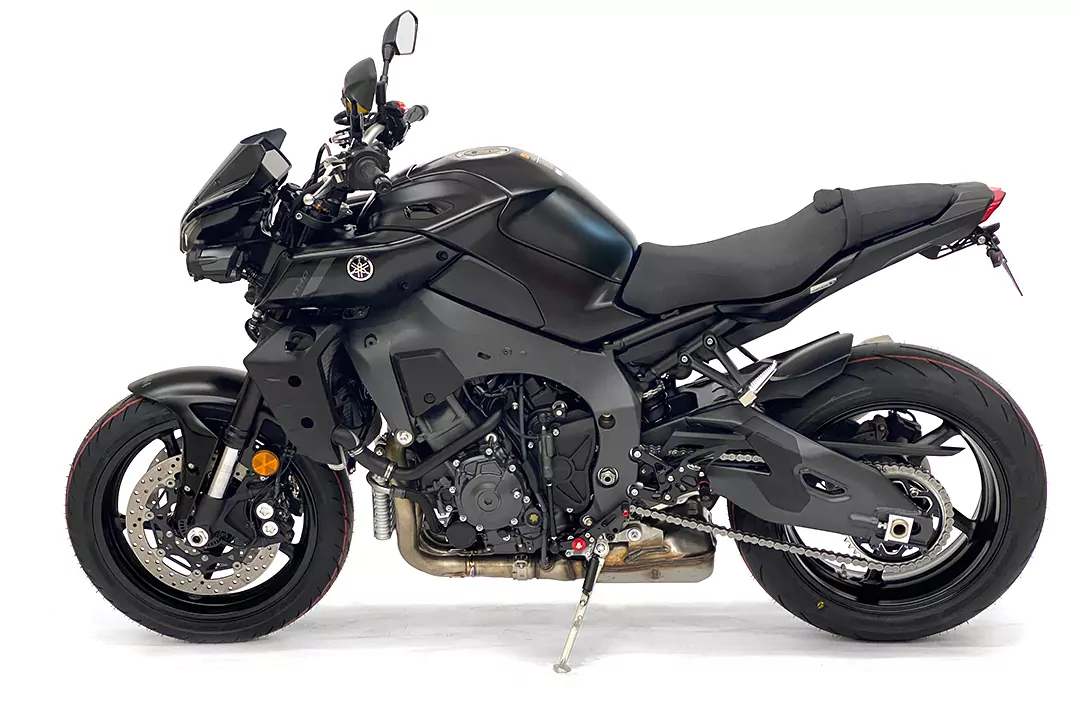 alpha Technik Kennzeichenhalter für Yamaha MT-10 / MT-10 SP ab Modelljahr 2016- Typ RN45 / RN78