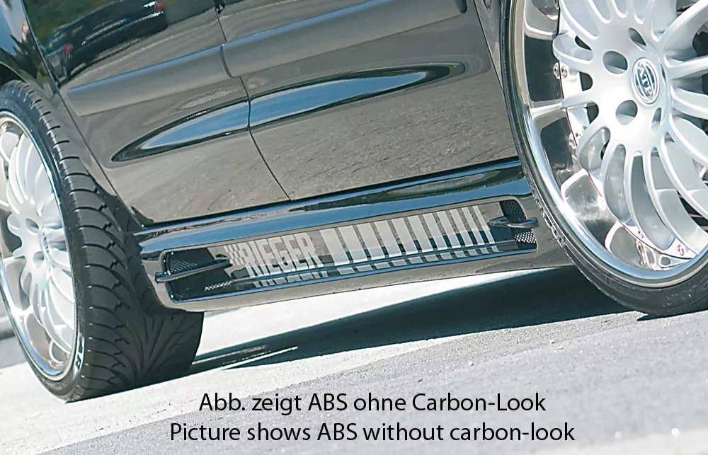 Rieger Seitenschweller rechts  carbon look für Ford Galaxy (WGR) VAN 04.00- (ab Modell 2000)
