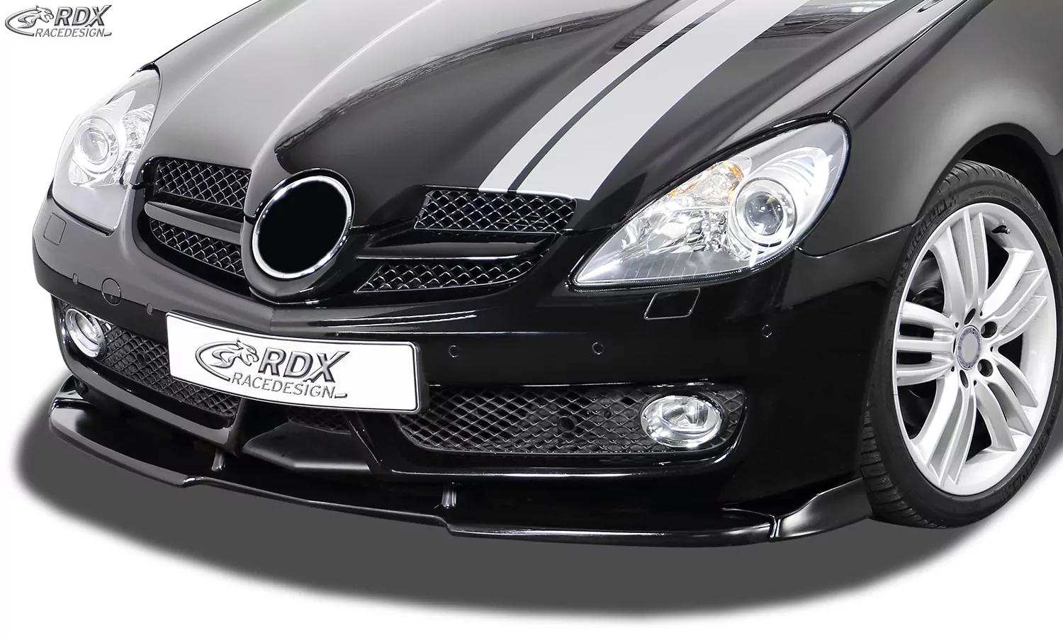 RDX Frontspoiler VARIO-X für MERCEDES SLK R171 2008+ Frontlippe Front Ansatz Vorne Spoilerlippe
