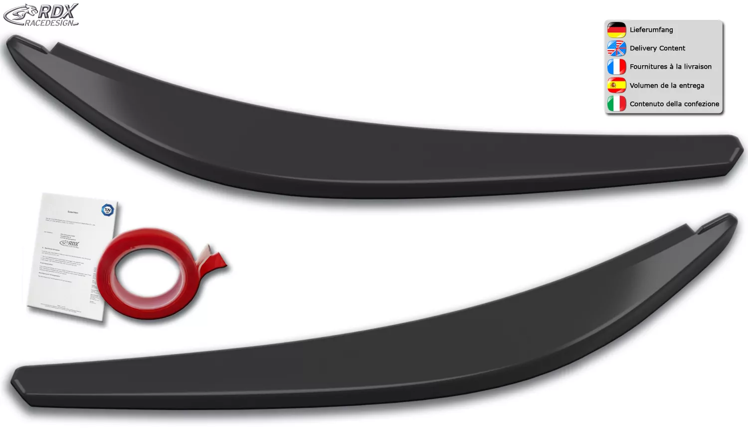 RDX Scheinwerferblenden für TOYOTA Yaris (XPA1) 2020+ Böser Blick