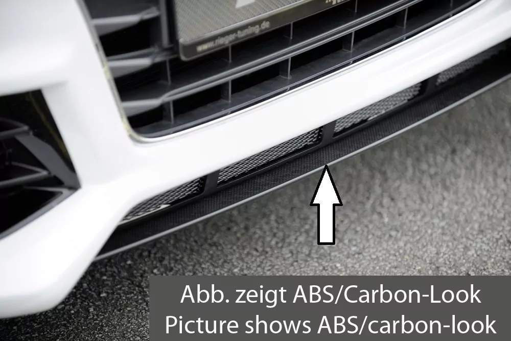 Rieger Spoilerschwert für Audi A3 S3 (8V) | 3-tür. (Schrägheck 8V1) 05.13-08.16 (bis Facelift) für Spoilerstoßstange 56790/91/92/93