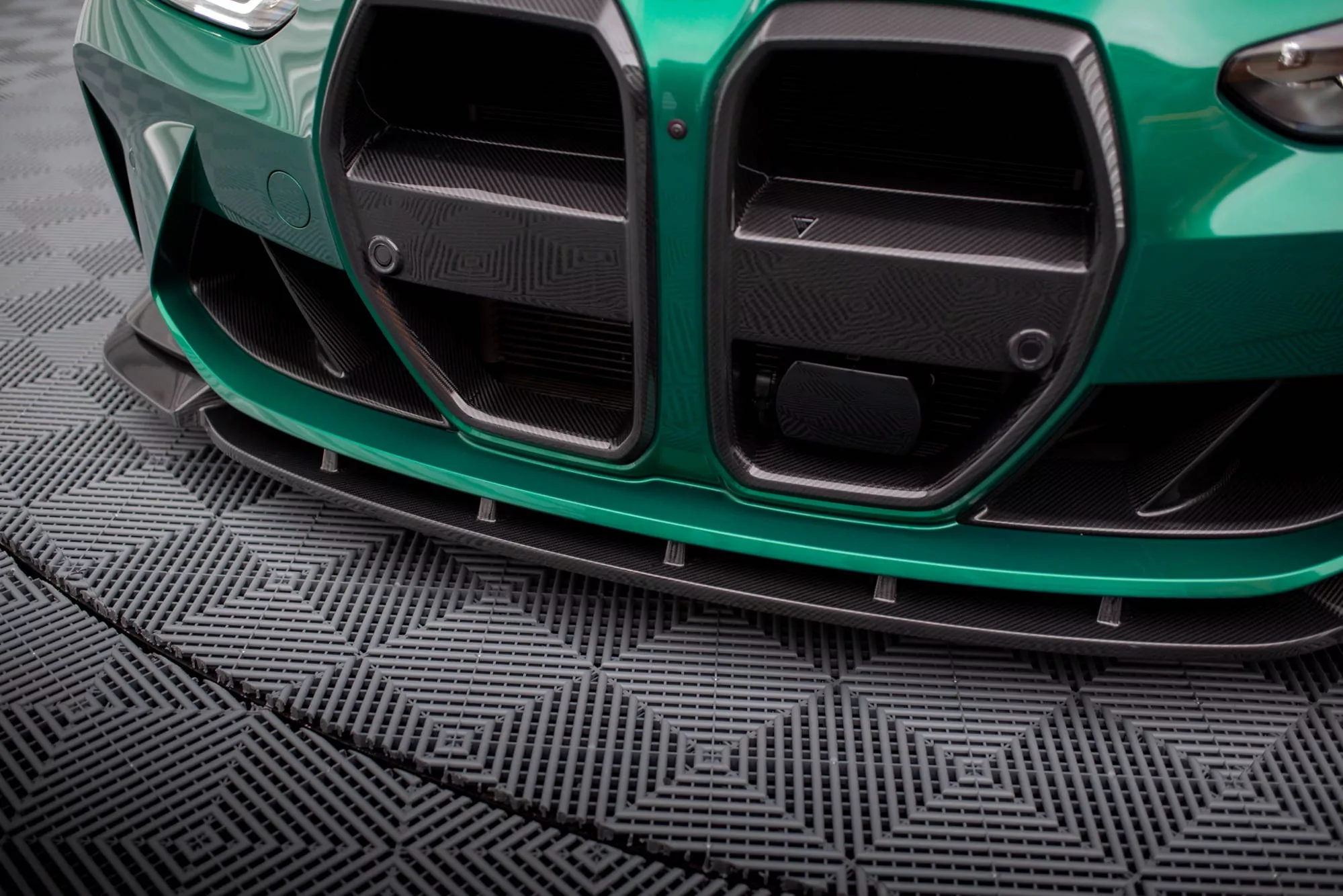 Prepreg Carbon Fiber Front Ansatz V.1 Für BMW M3 Limousine / Touring G80 / G81