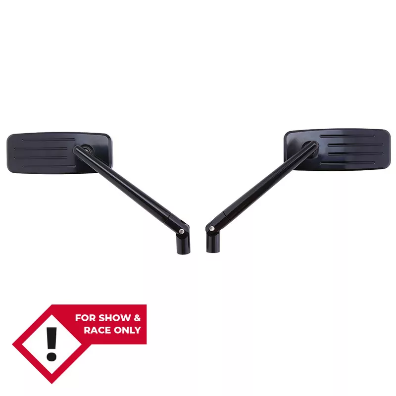 HIGHSIDER pro Verkleidungsspiegel Action Schwarz (Paar)