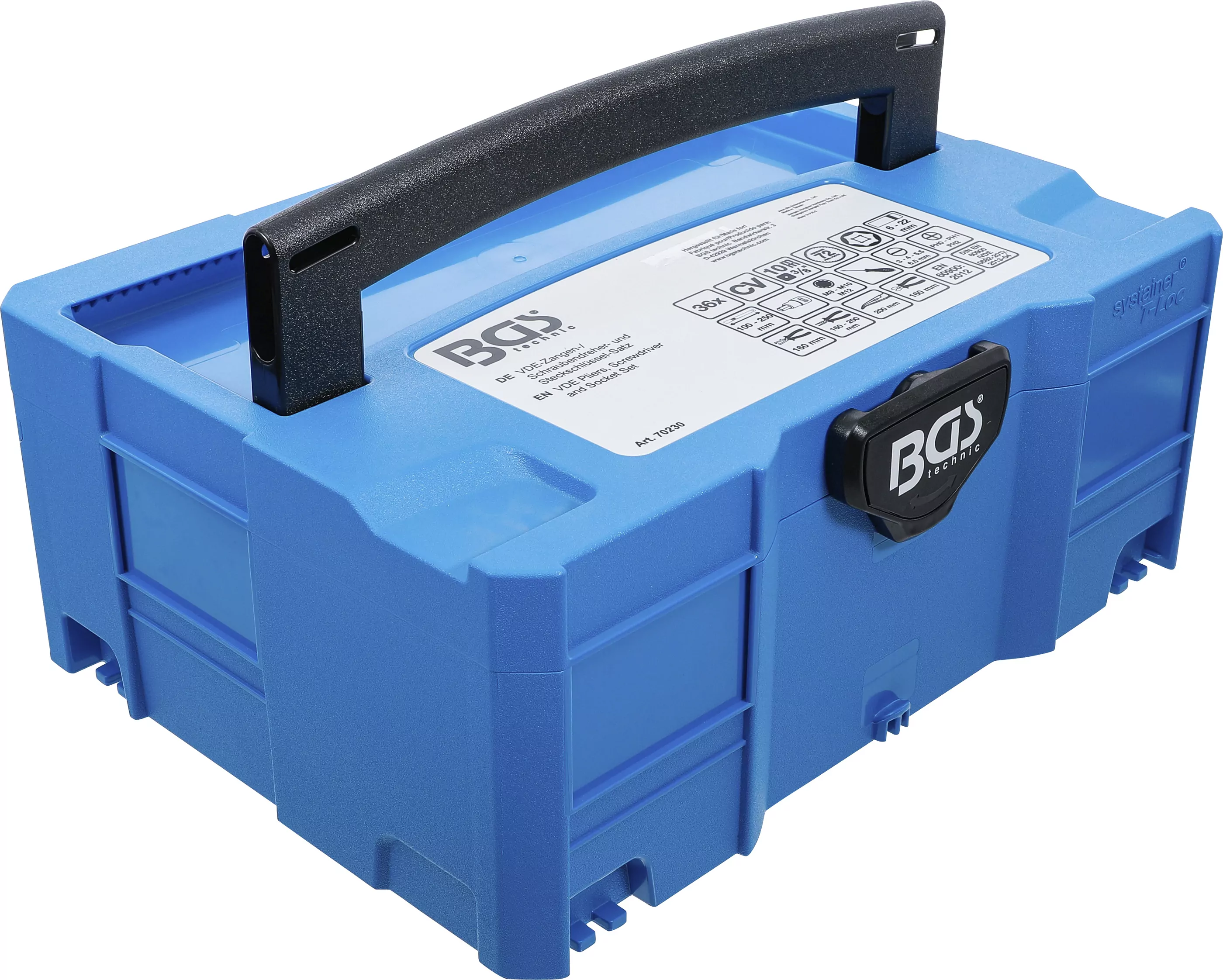 VDE-Zangen- / Schraubendreher- und Steckschlüssel-Satz | BGS systainer® | 36-tlg.