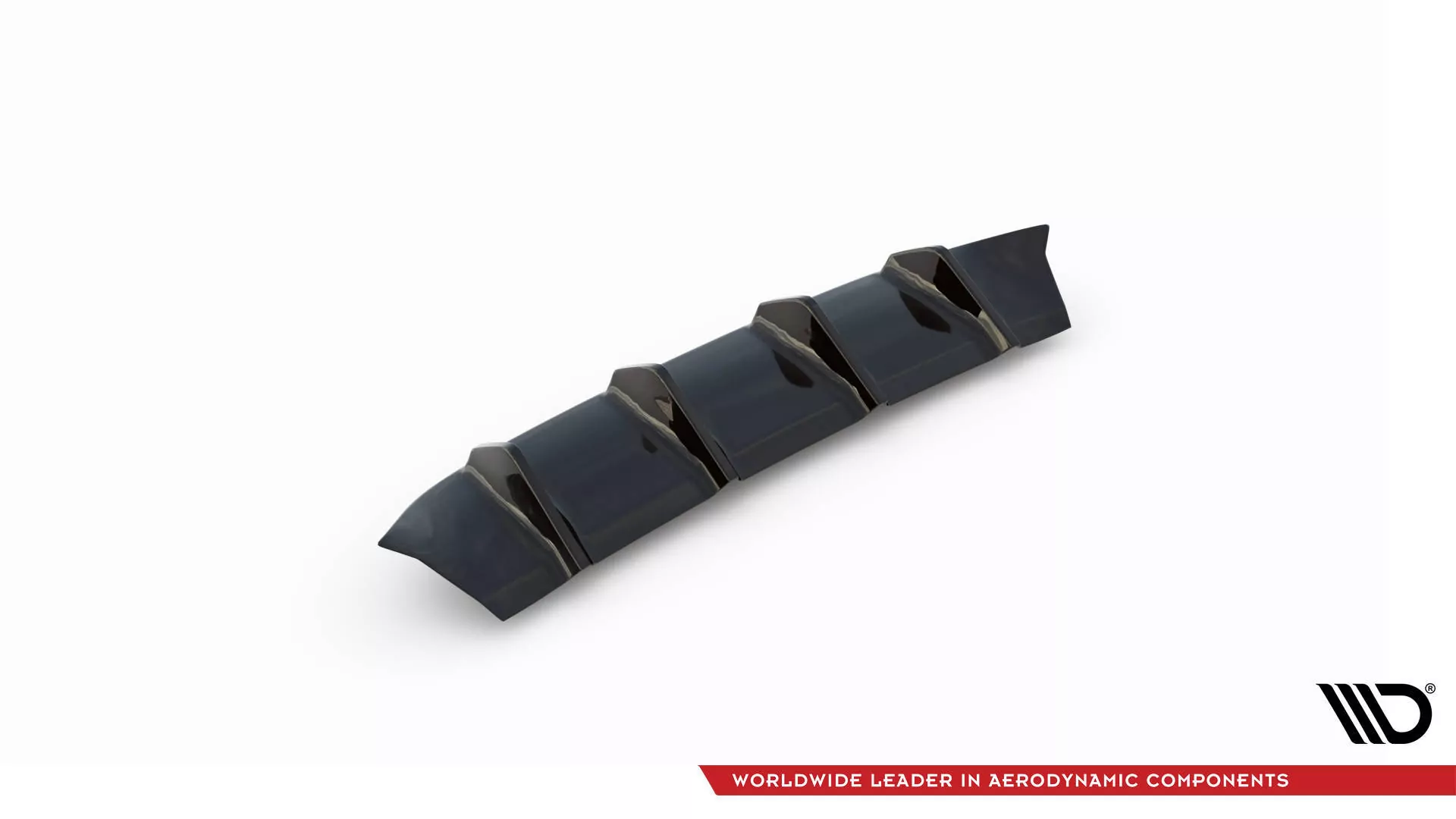 Diffusor Heck Ansatz Für Mercedes-Benz GLE Coupe 63 AMG C292 Schwarz Hochglanz