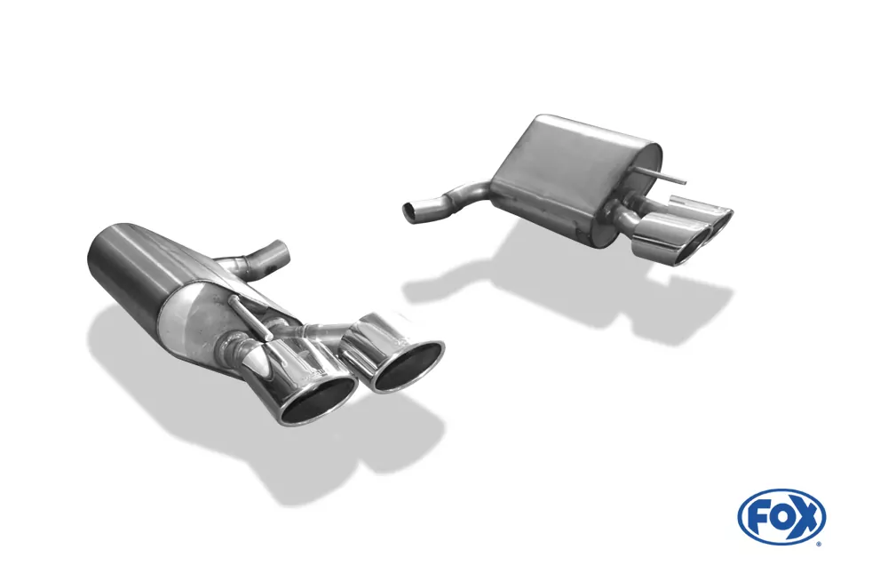 Mercedes SL Typ 230 Facelift  Endschalldämpfer rechts/links kurze Variante - 2x115x85 Typ 32 rechts/links