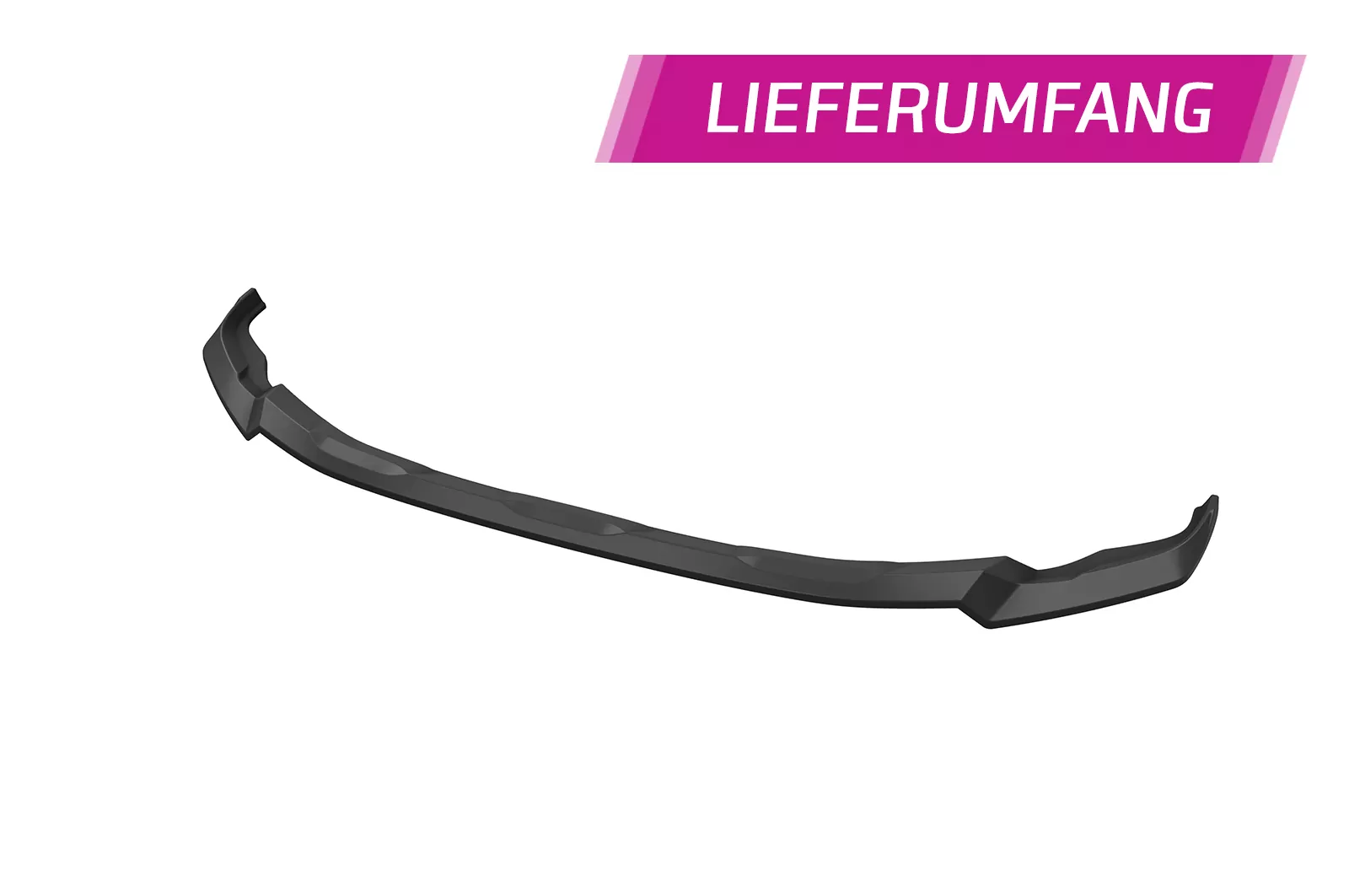 Cup-Spoilerlippe mit ABE für VW Tiguan 2 (Typ AD) Allspace CSL793 Schwarz Strukturiert