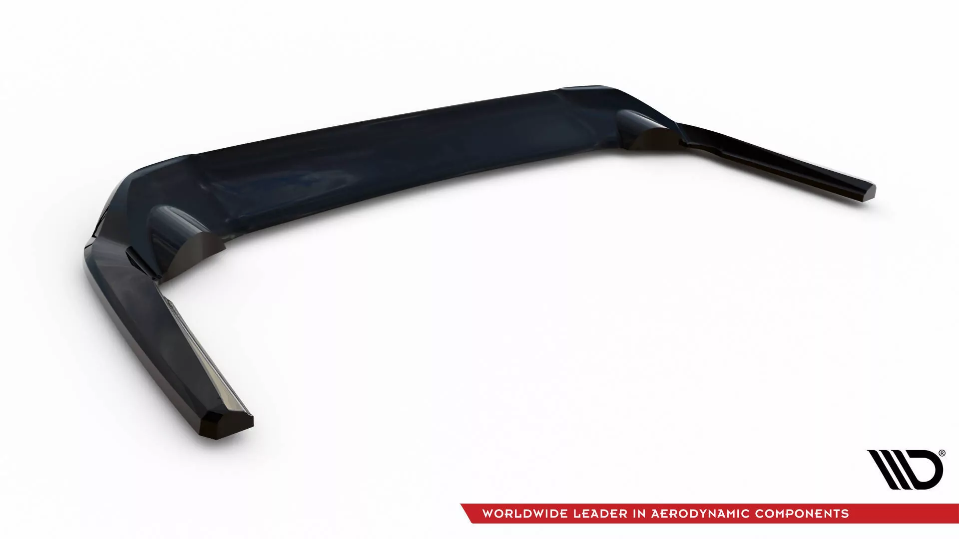 Hinten Splitter (mit Einem Vertikalem Balken) Toyota RAV4 GR Sport Mk5 Schwarz Hochglanz
