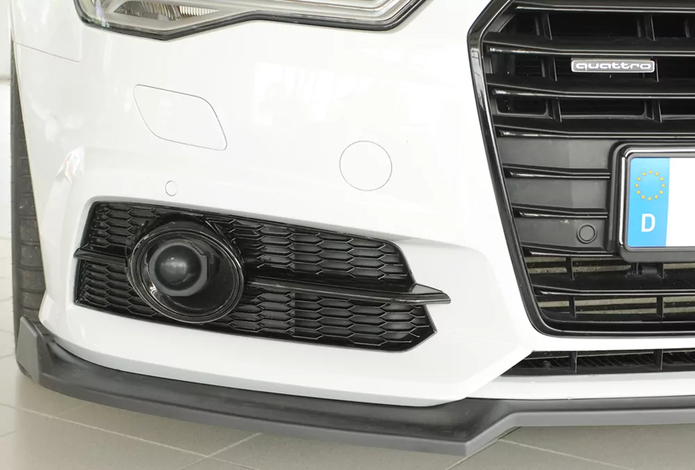 Rieger Spoilerschwert matt schwarz für Audi A6 S6 (4G/C7) Lim. 09.14- (ab Facelift)