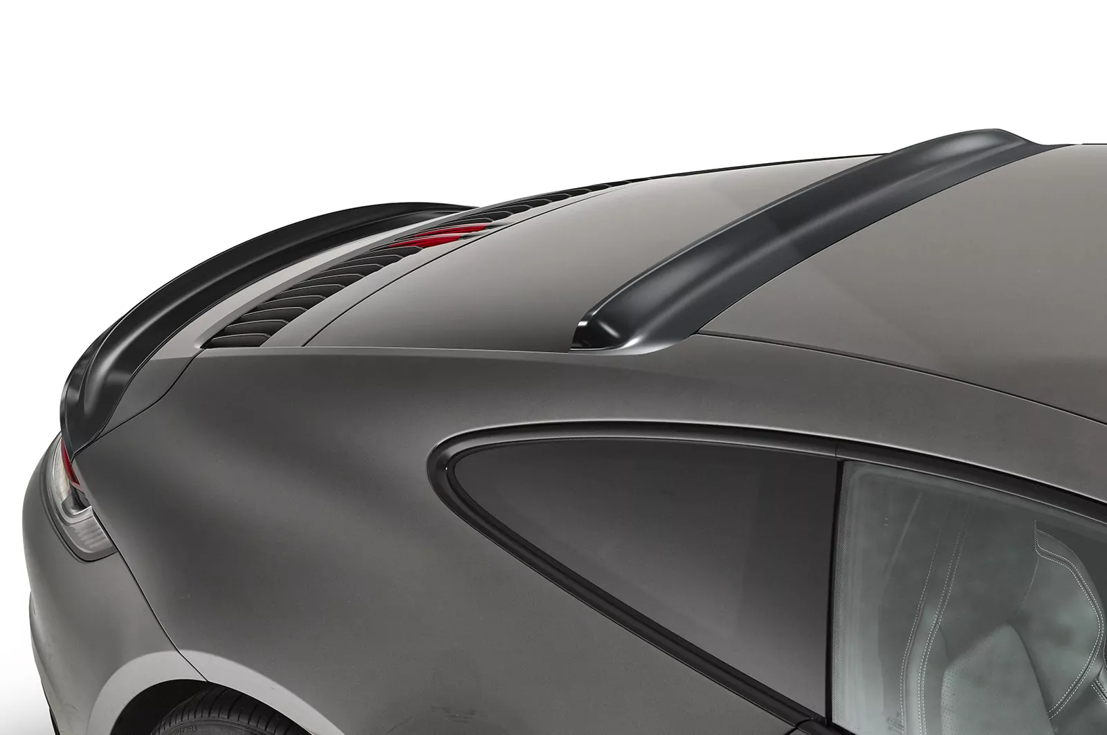 Heckscheibenblende für Porsche 911 / 992 Lackierfreundlich (schwarz matt)