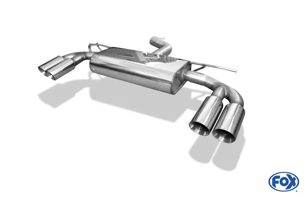 Audi A3 - 8V 3-türer  Endschalldämpfer quer Ausgang rechts/links - 2x80 Typ 25 rechts/links