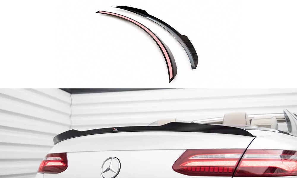 Spoiler CAP Für Mercedes-Benz E Cabriolet AMG-Line / E53 AMG A238 Schwarz Hochglanz