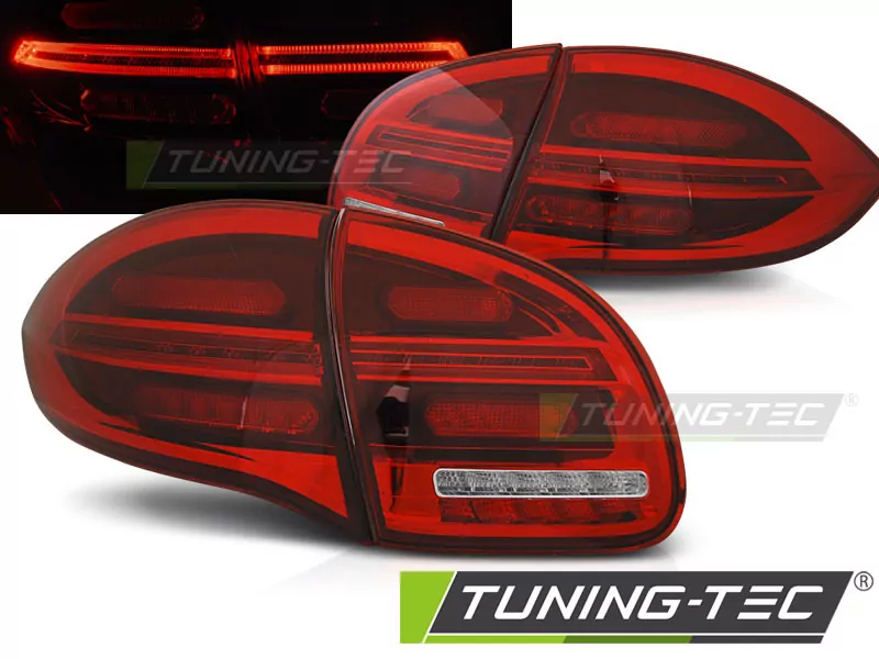 Led Tail Lights Red White Fits Porsche Cayenne 10-15