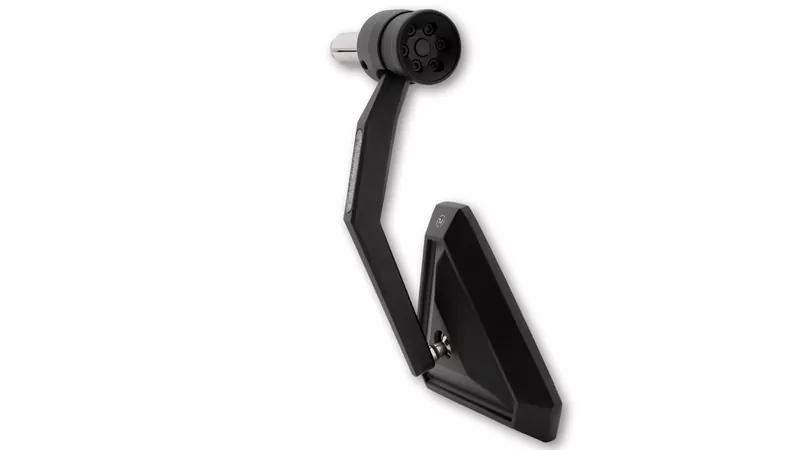 HIGHSIDER pro Bar End Mirror Montana-RIM Black With LED Indicator (1pc)