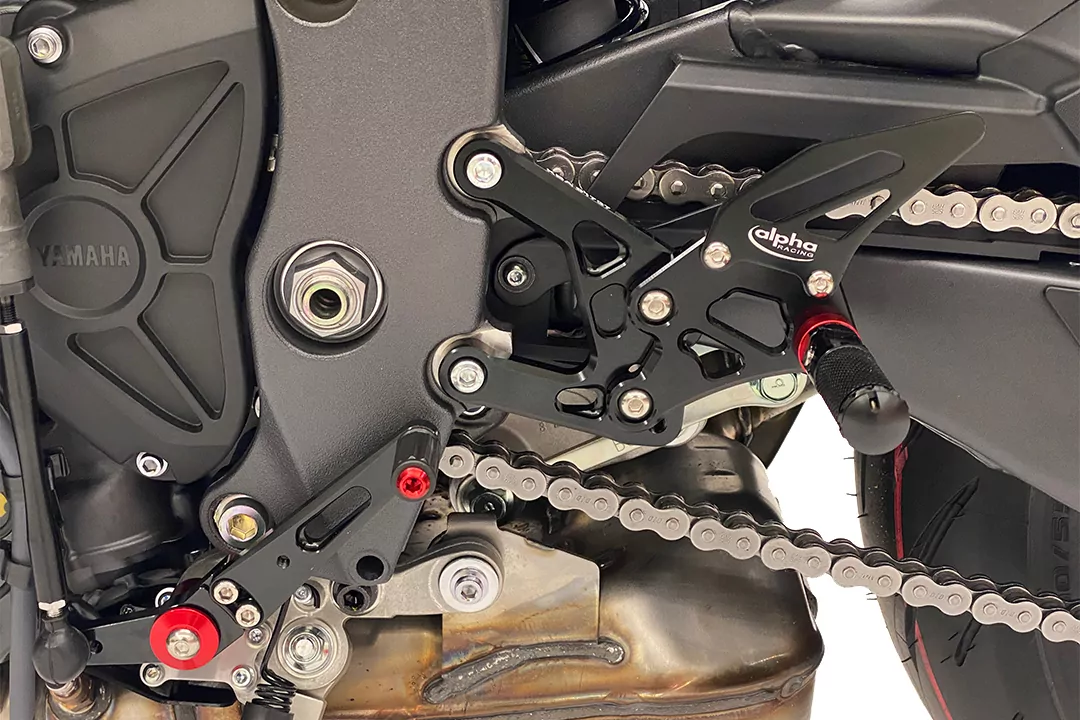 TRACK Fußrastenanlage schwarz Yamaha MT10 2016- ABE