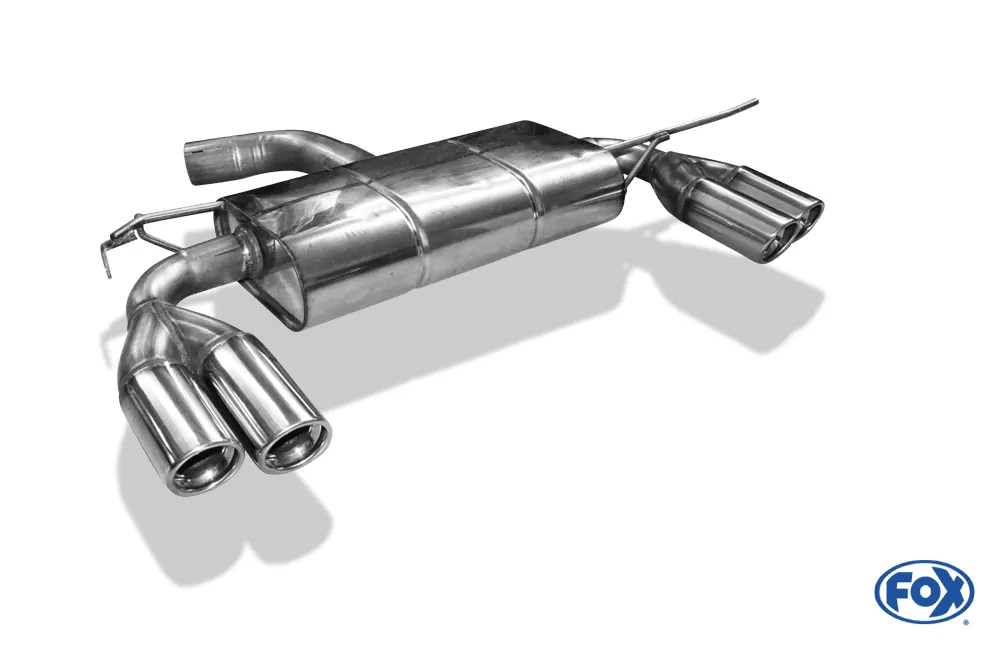 VW Golf V - GTI "Edition 30"  Endschalldämpfer Ausgang rechts/links  - 2x76 Typ 17 rechts/links
