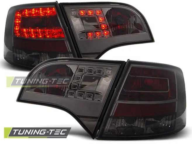 Led Tail Lights Smoke Fits Audi A4 B7 11.04-03.08 Avant