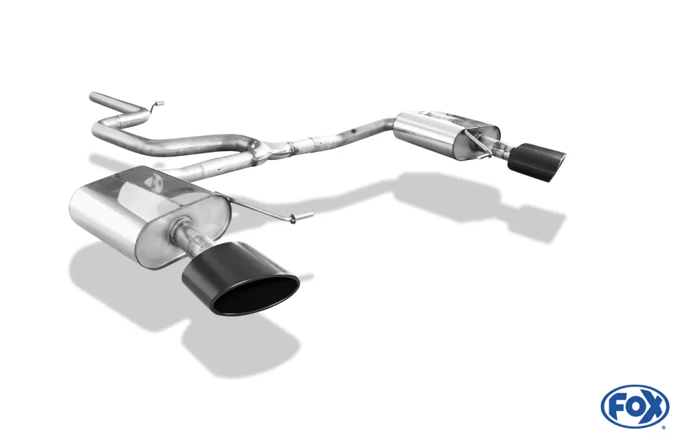 Seat Leon 5F ST - Cupra 290 mit OPF  Halbanlage ab OPF Ausgang rechts/links - 160x90 Typ 38 rechts/links Schwarz