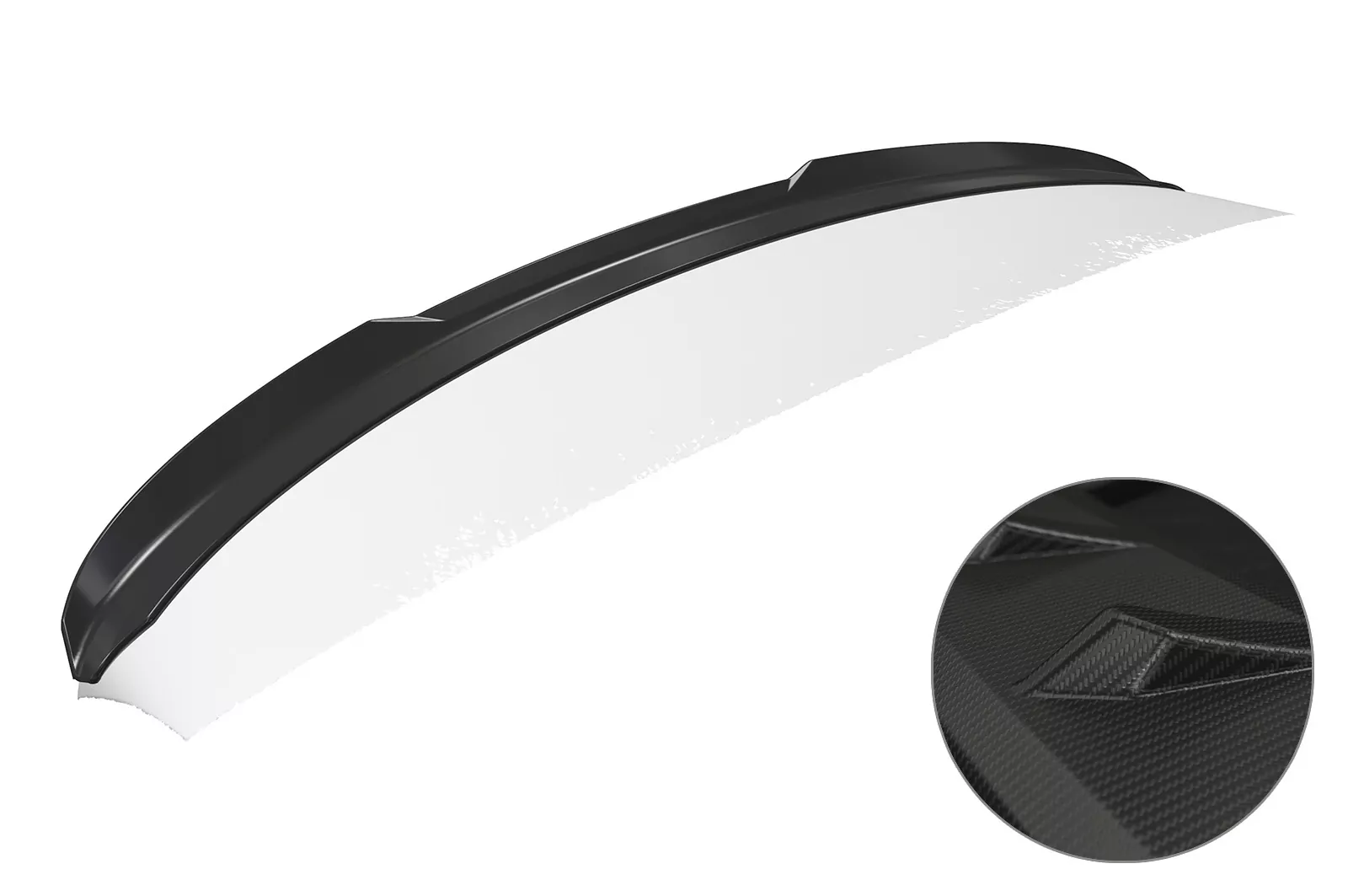 Heckflügel mit ABE für Skoda Octavia III (Typ 5E) Combi HF747-M Carbon Look (matt)