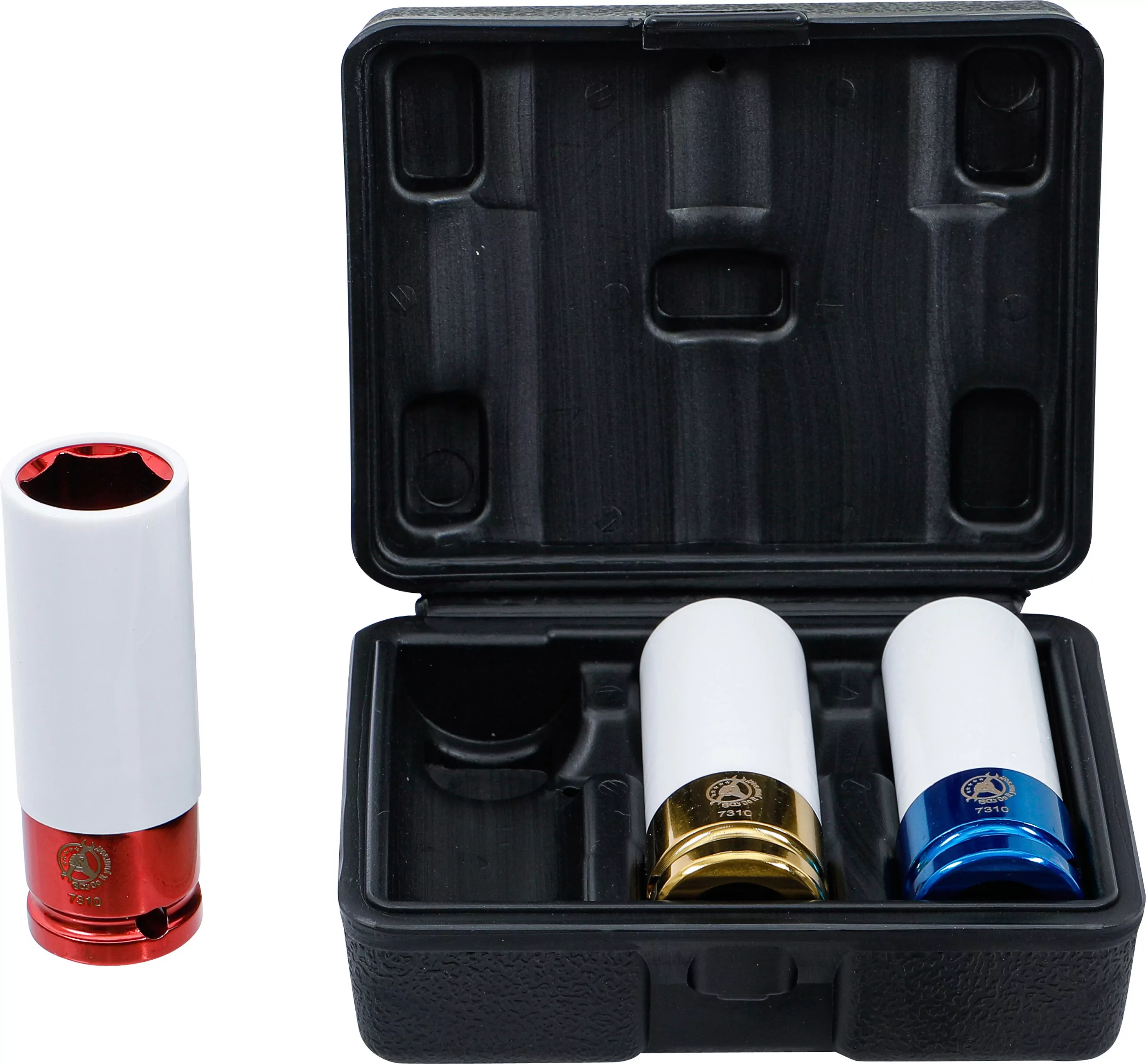 Kraft-Schoneinsatz-Satz | Antrieb Innenvierkant 12,5 mm (1/2") | SW 17 - 19 - 21 mm | 3-tlg.