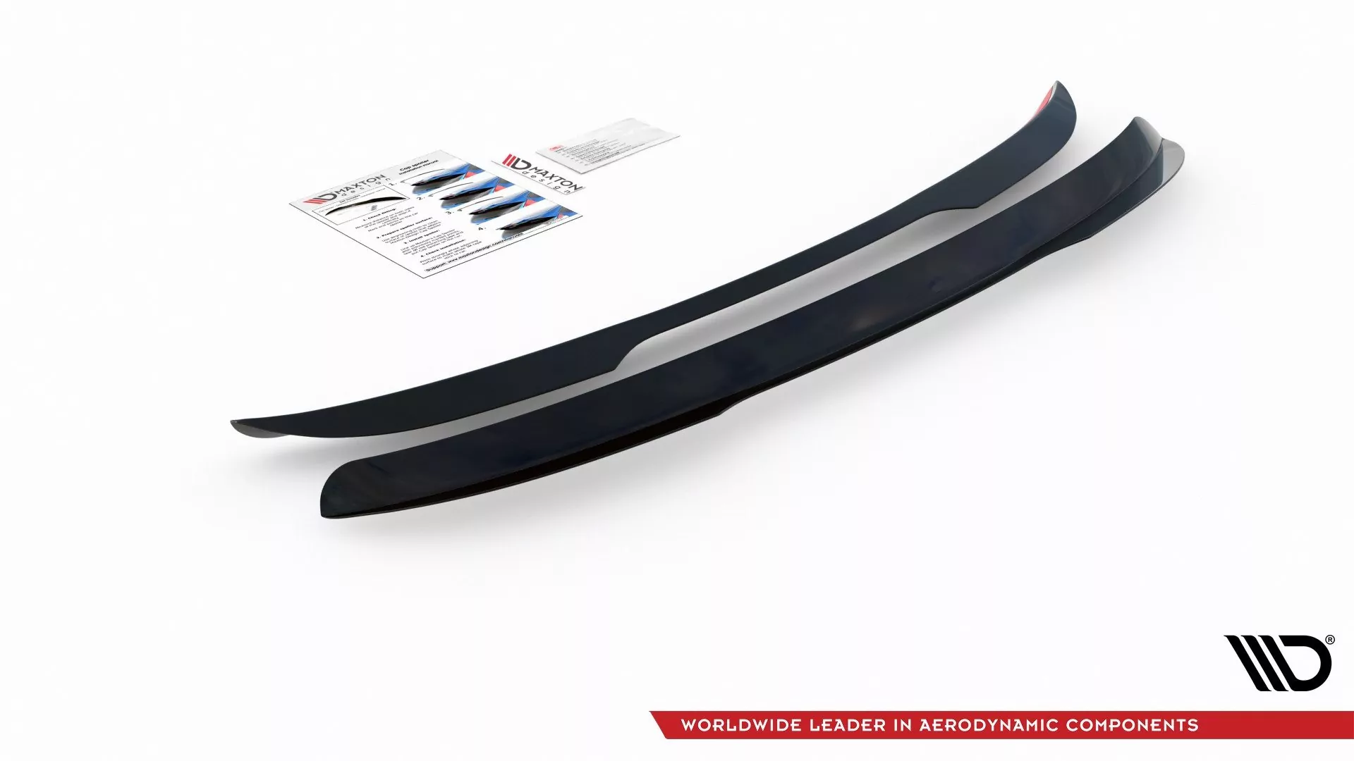 Spoiler CAP Passend Für Ford Mondeo Kombi Mk5 Facelift Schwarz Hochglanz