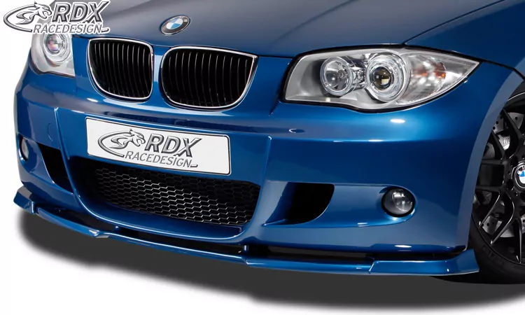 RDX Frontspoiler VARIO-X für BMW 1er E81 / E87 (M-Paket bzw. M-Technik Frontstoßstange) Frontlippe Front Ansatz Vorne Spoilerlippe