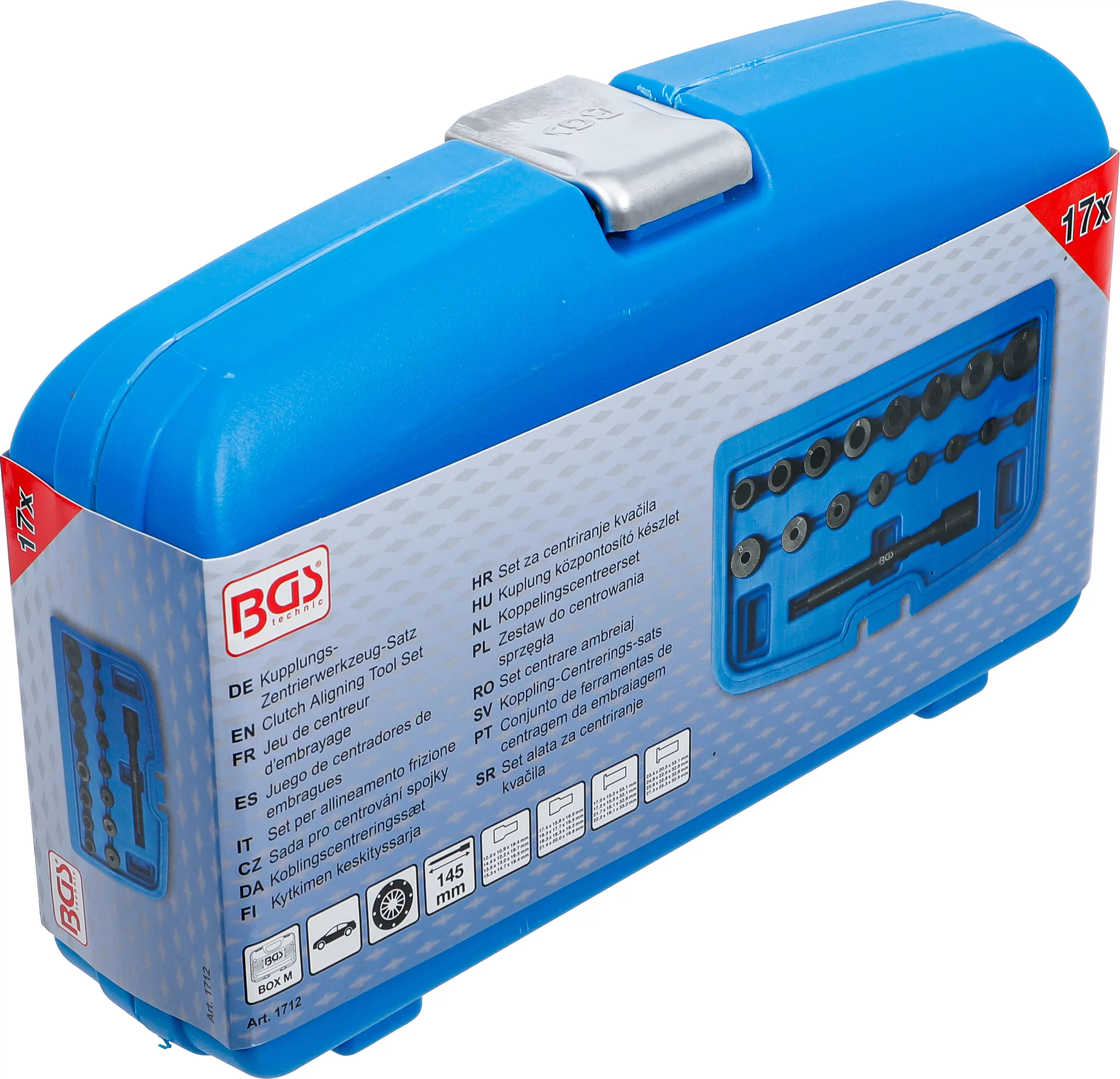 Kupplungs-Zentrierwerkzeug-Satz | 17-tlg.