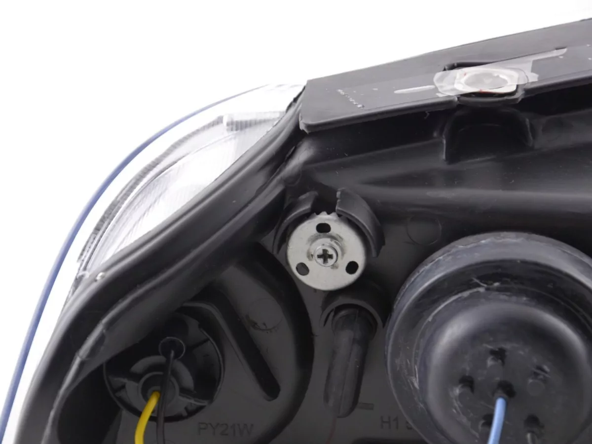 Scheinwerfer Set Daylight LED TFL-Optik VW Passat Typ 3BG Bj. 00-05 chrom für Rechtslenker