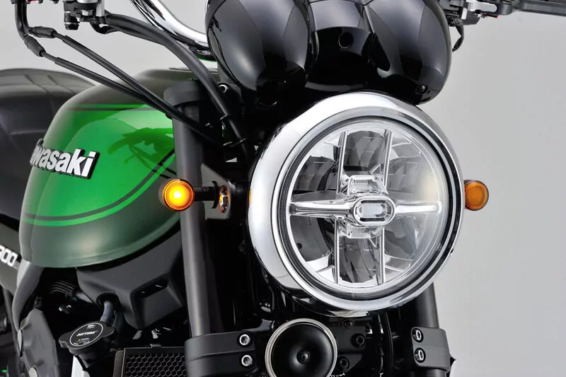 DAYTONA LED turn signal D-Light SOL, black, yellow glass