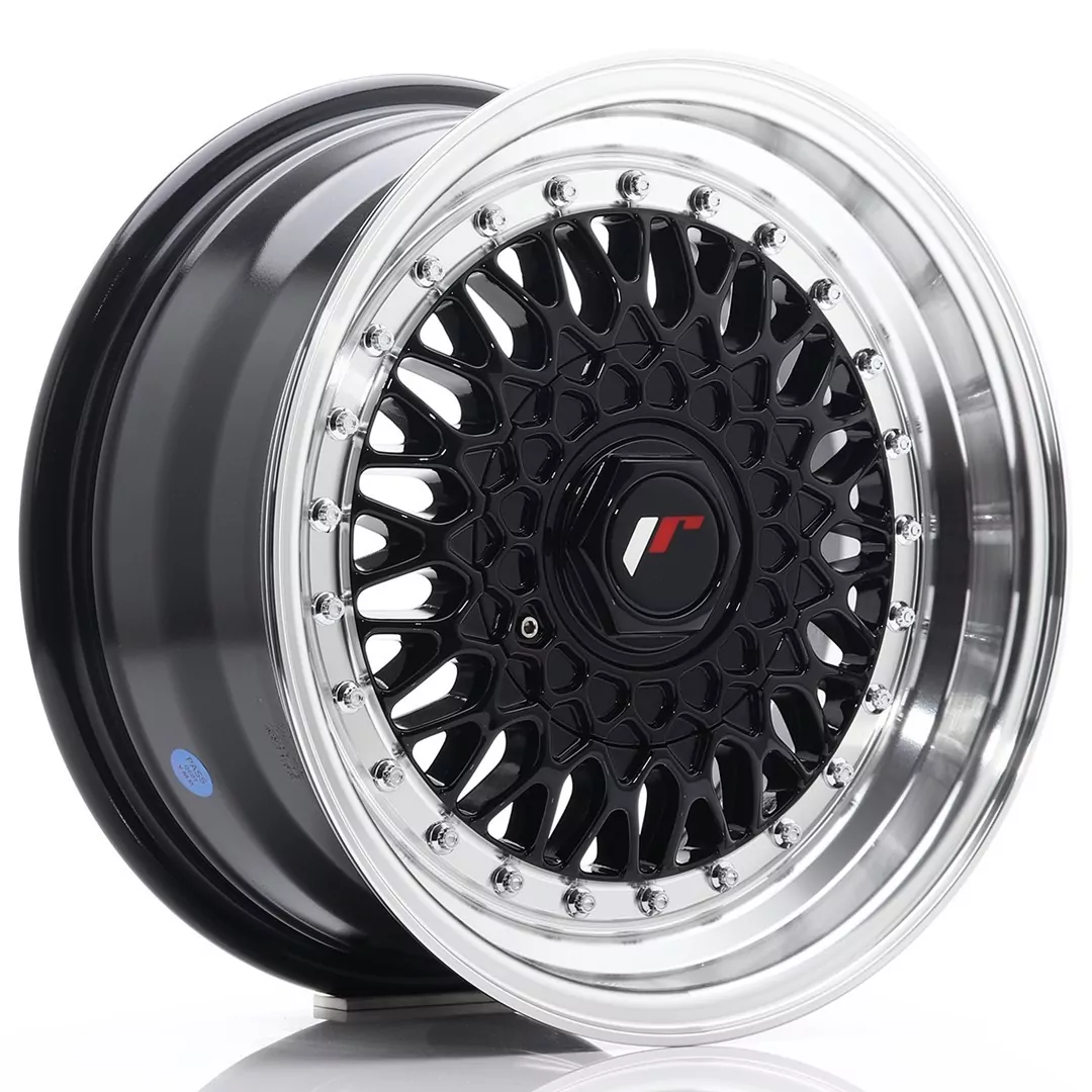 Japan Racing JR9 15x7 ET20 4x100/108 Glossy Black