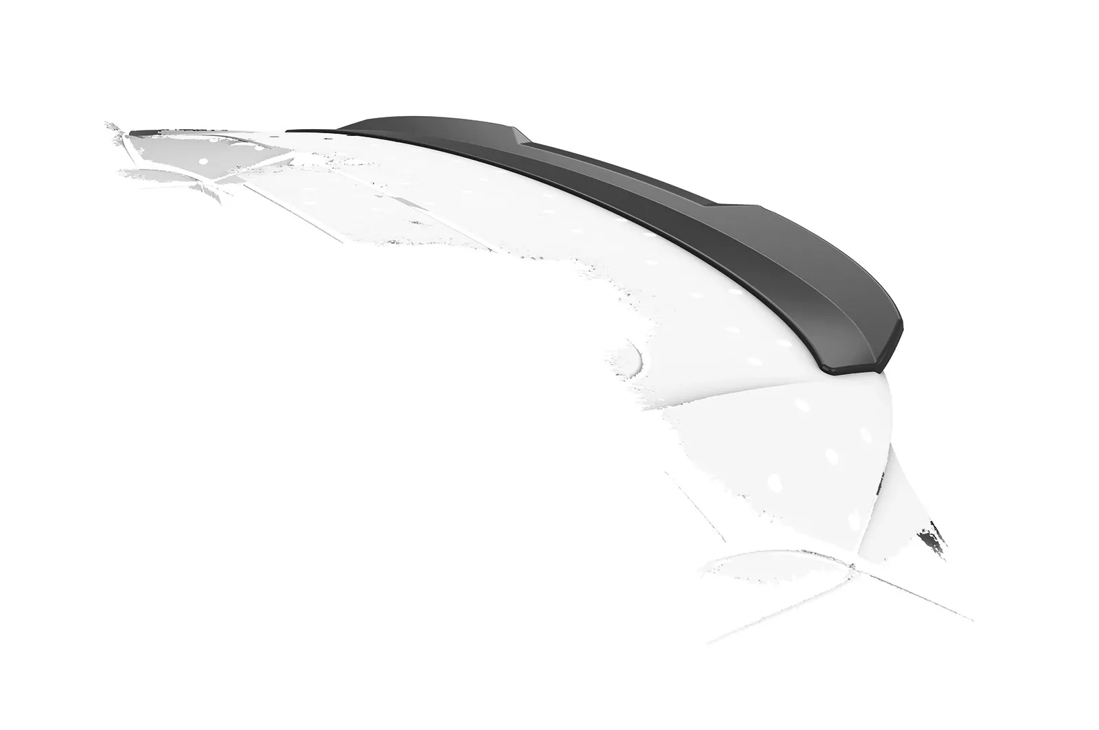 Heckflügel mit ABE für Kia Optima (JF) Sportswagon HF750 Strukturiert (schwarz matt)