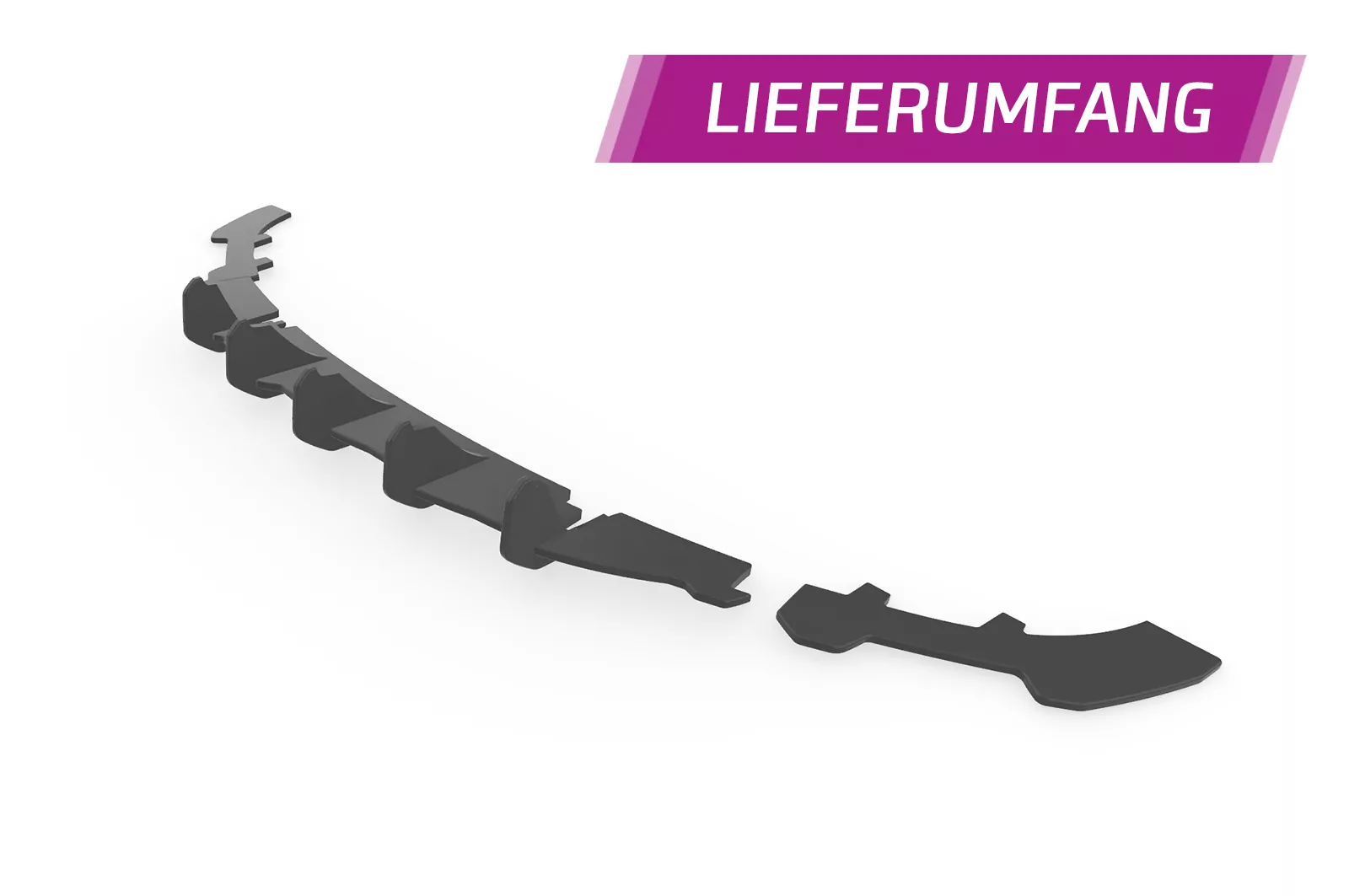 Racing Diffusor / Heckansatz für Audi TT (8J) RS HA427