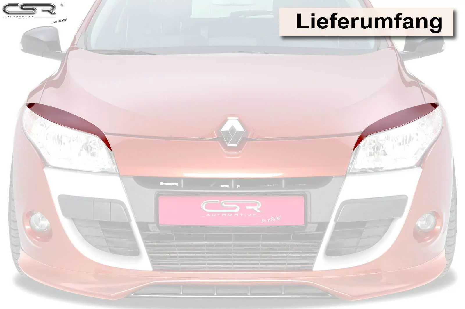 Scheinwerferblenden für Renault Megane SB226