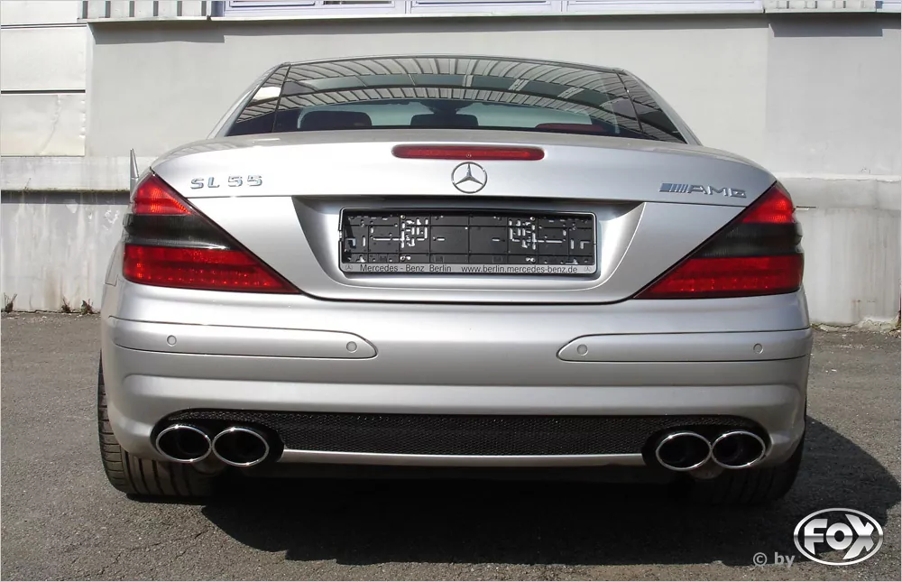 Mercedes SL55/ SL600 - R230  Endschalldämpfer rechts/links - 2x115x85 Typ 32 rechts/links