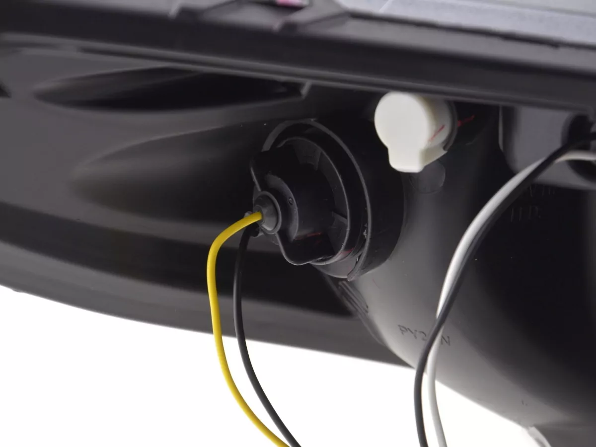 Scheinwerfer Set Daylight LED Tagfahrlicht Peugeot 207 Bj. 06- chrom für Rechtslenker