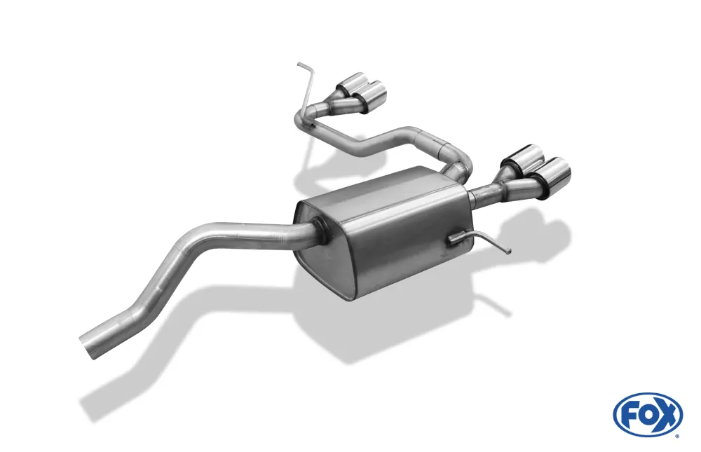 Renault Clio IV GT  Endschalldämpfer Ausgang rechts/links - 2x76 Typ 16 rechts/links