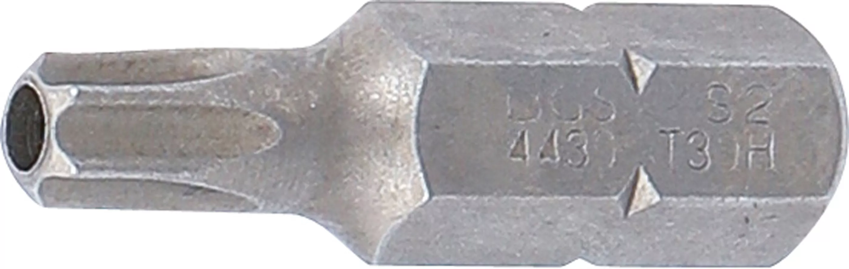 Bit | Länge 30 mm | Antrieb Außensechskant 8 mm (5/16") | T-Profil (für Torx) mit Bohrung T30