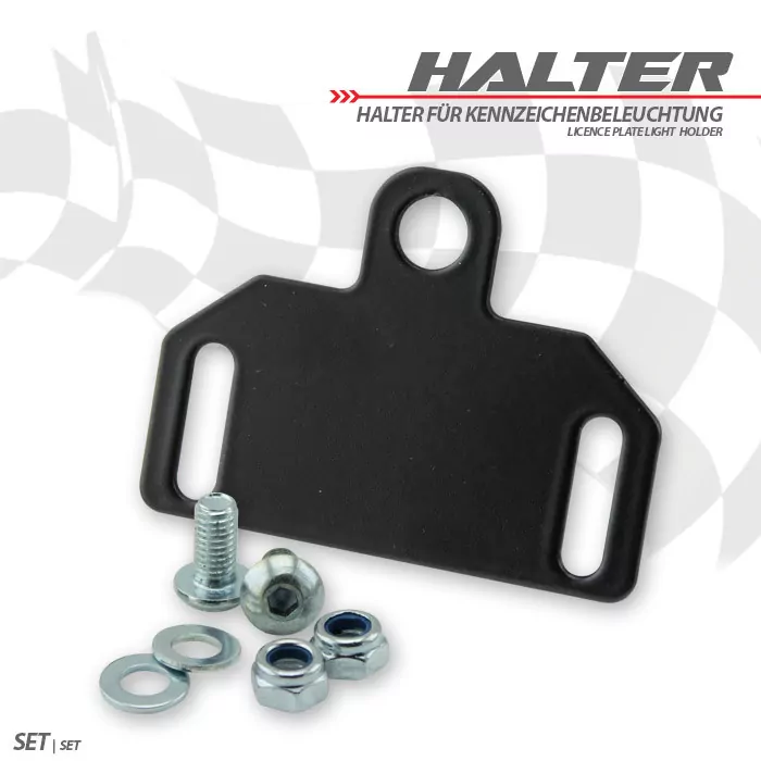 Halter für Kennzeichenbeleuchtung z.B. "Byte" Typ6