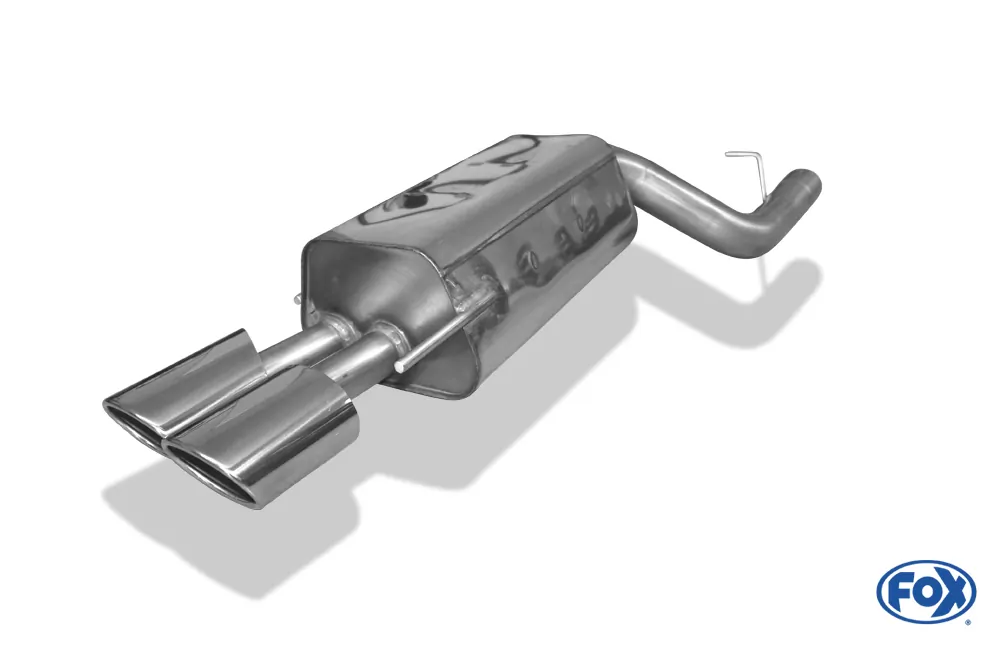 Mercedes CLK Typ 209  Endschalldämpfer einseitig Ø70mm - 2x115x85 Typ 32