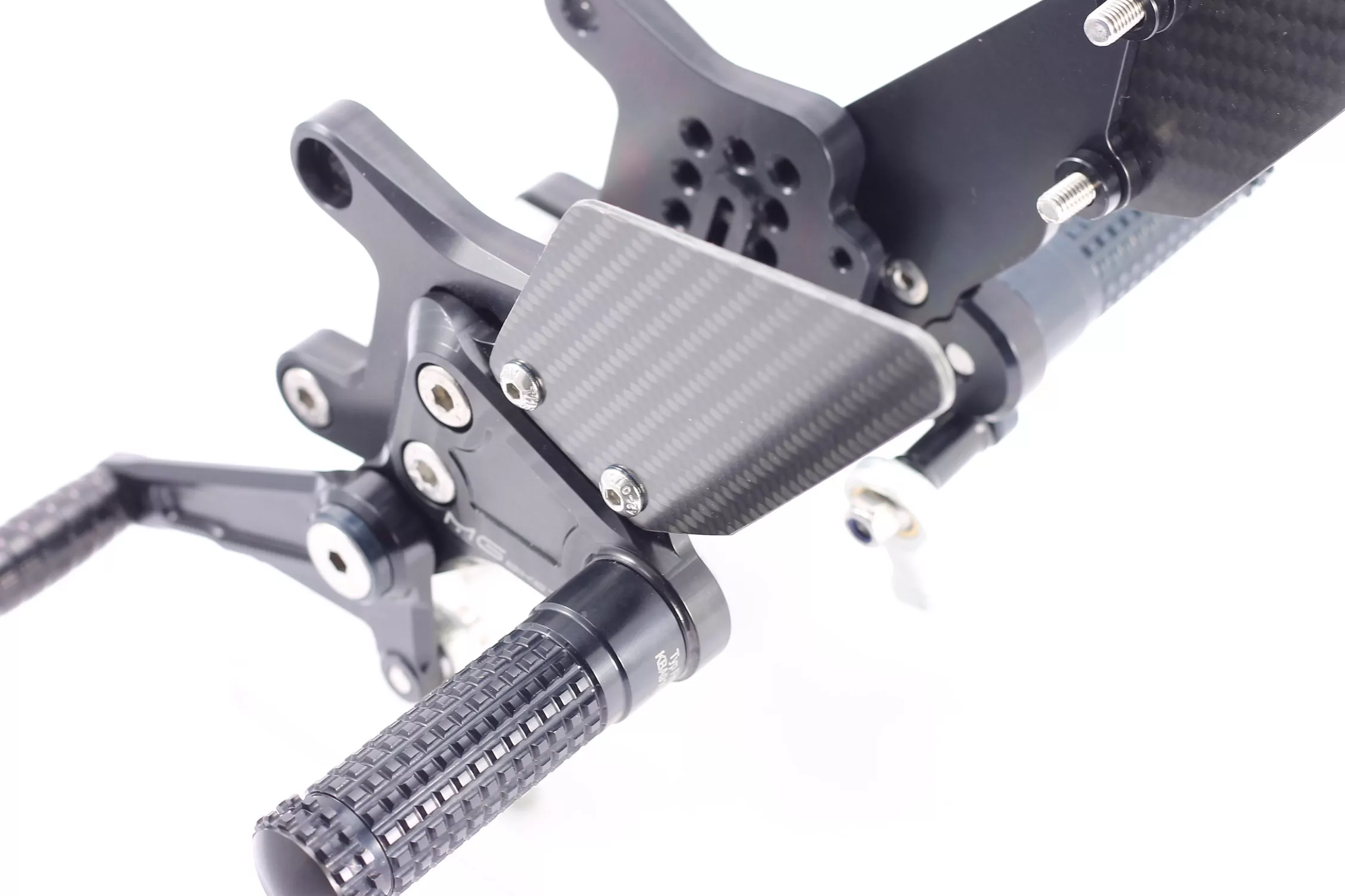 MG Biketec Sportfussrastenanlage / Rastenanlage / Fußrastenanlage mit ABE, gültig in D - A - CH für Aprilia RSV4 1100 / Factory ab 2021