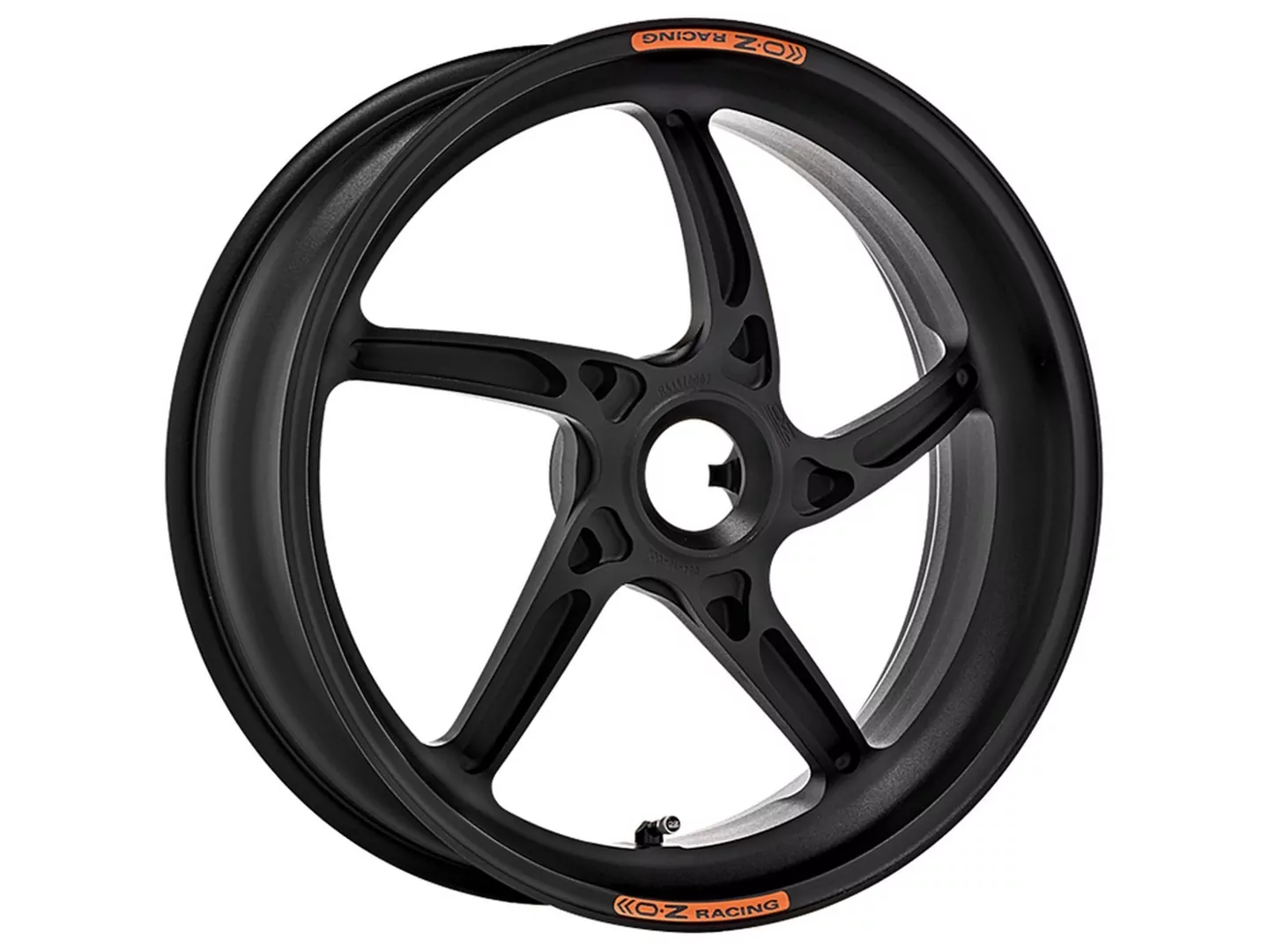 OZ Piega R Aluminium hinten schwarz matt für BMW S1000RR (Schmiede- oder Carbonfelge - "M" Kit / "RACE" Kit) 2019-2024