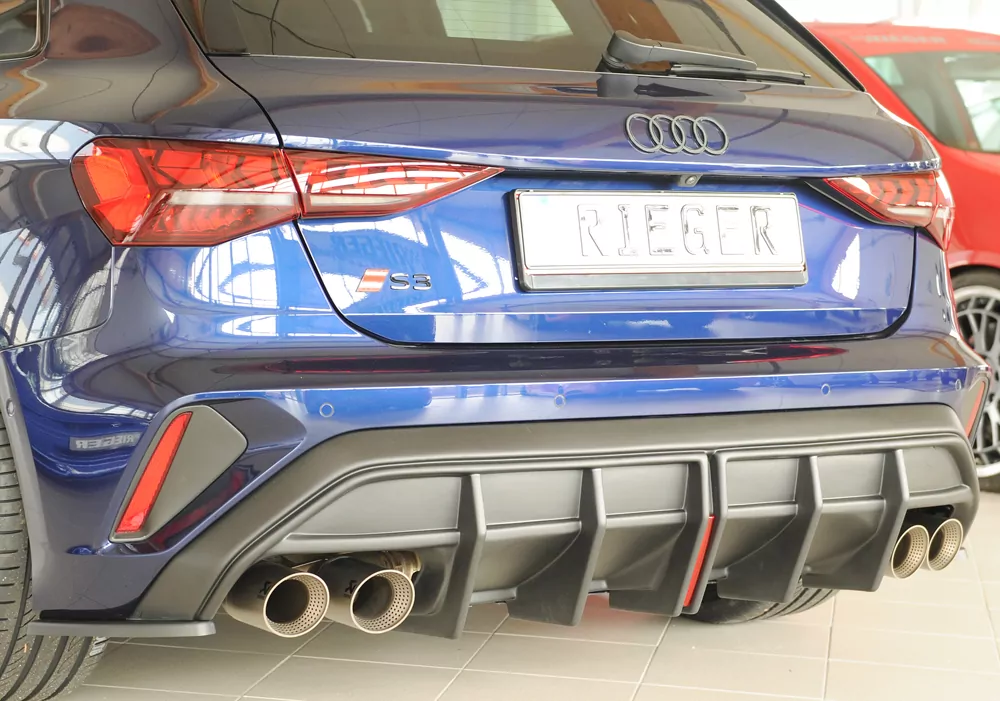 Rieger Heckeinsatz für Audi A3 S3 (GY) 5-tür. (Sportback) 06.24- (ab Facelift)