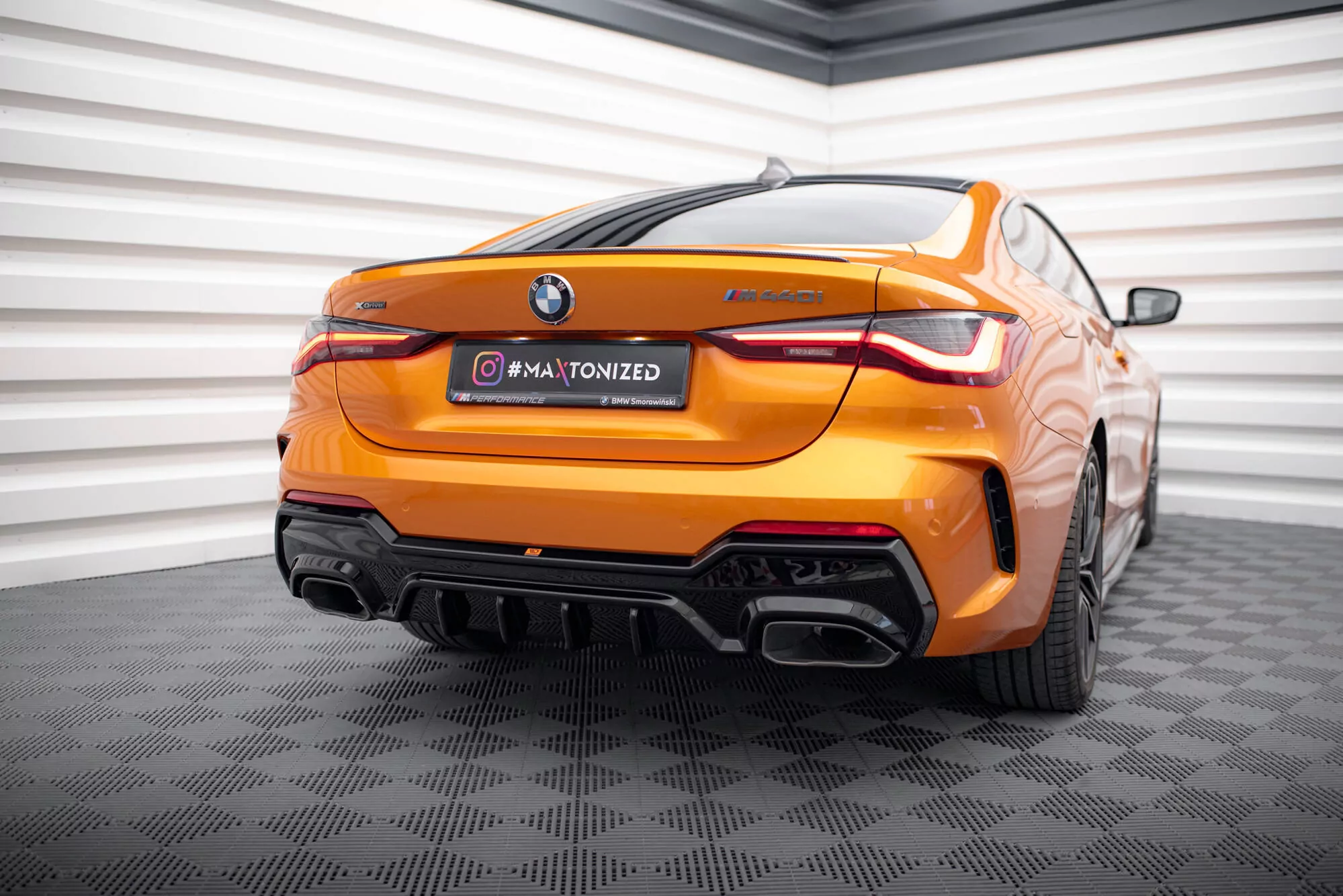 Diffusor Heck Ansatz Für BMW M440i G22 / G23 / G22 Facelift / G23 Facelift
