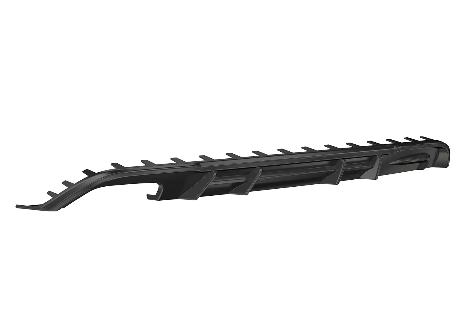 Heckansatz für VW Golf 7 Variant GTD HA293 Schwarz Strukturiert