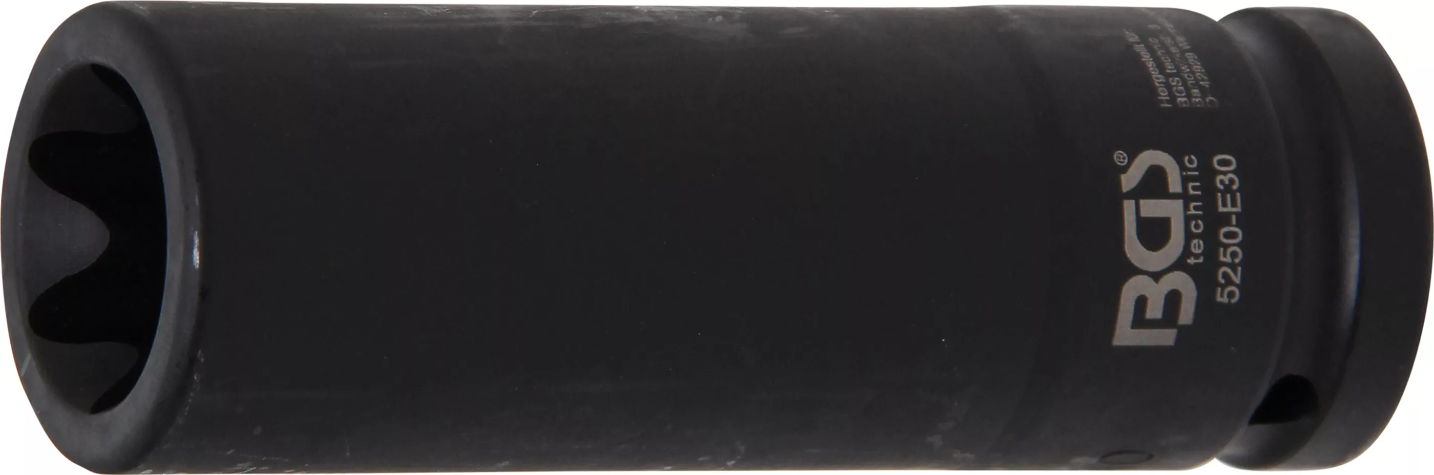 Kraft-Steckschlüssel-Einsatz E-Profil, tief | Antrieb Innenvierkant 20 mm (3/4") | SW E30