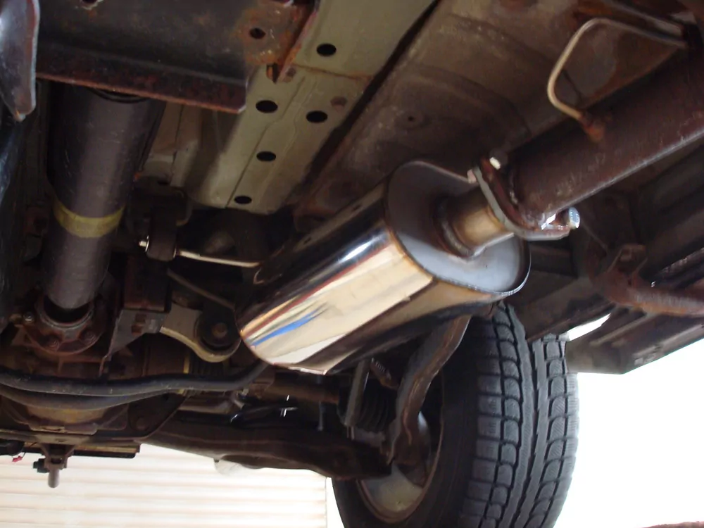 Mitsubishi Pajero IV - V80  Halbanlage ab Kat Ausgang rechts/links - 140x90 T32 rechts/links