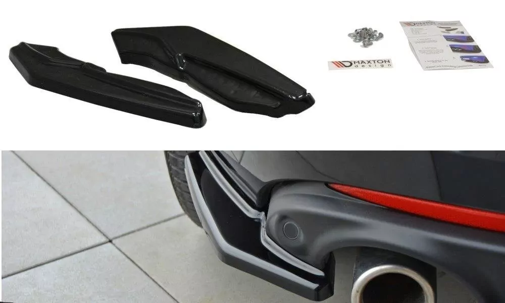 Heck Ansatz Flaps Diffusor Passend Für Diffusor Passend Für Renault Laguna Mk 3 Coupe Schwarz Hochglanz Schwarz Hochglanz